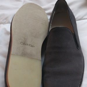 Calvin Klein Blue Suede Loafers